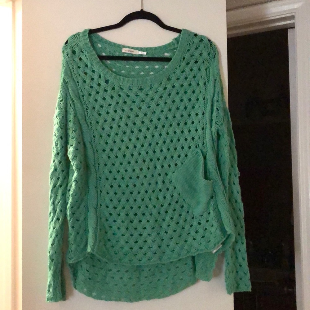 Teal oversized sweater